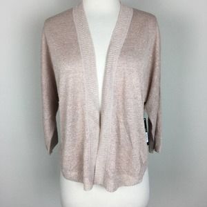 Nic + Zoe NWT Bleached Copper Open Front Cardigan Large